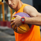 Carbon Fiber Automatic Watch TB8208CF--Watch-$300-$500, all, Carbon Fiber, Mechanical, Summer Collection-Tsarbomba